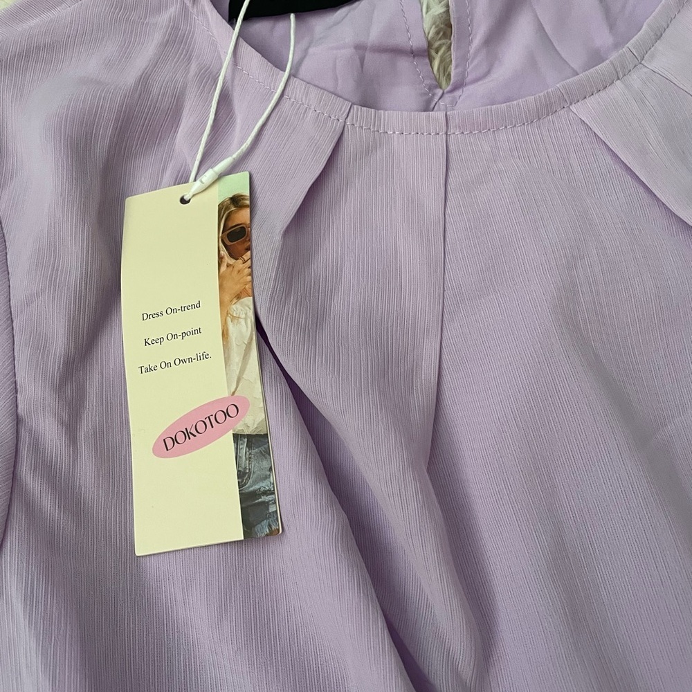 Lavender Midi Dress XL - Picture 9 of 10